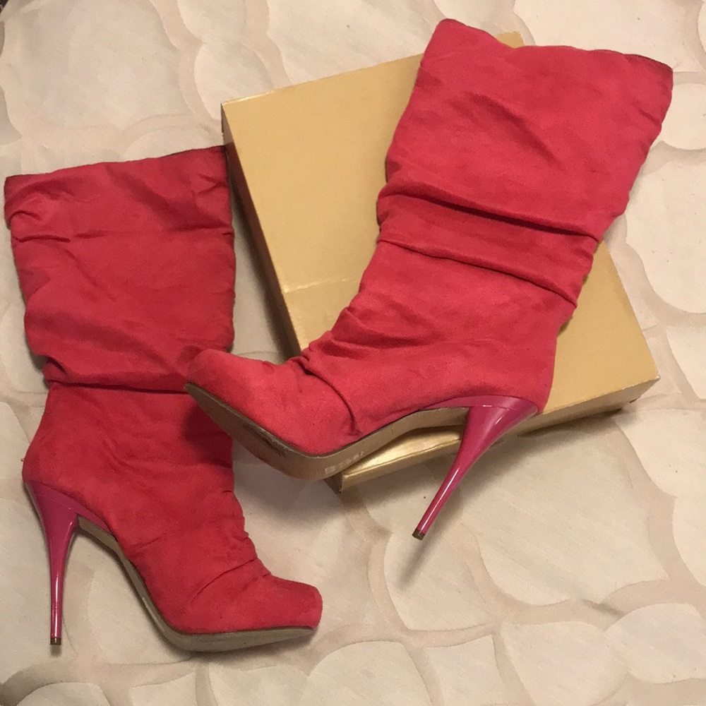 HOTT Pink 🔥🔥Heeled Boots